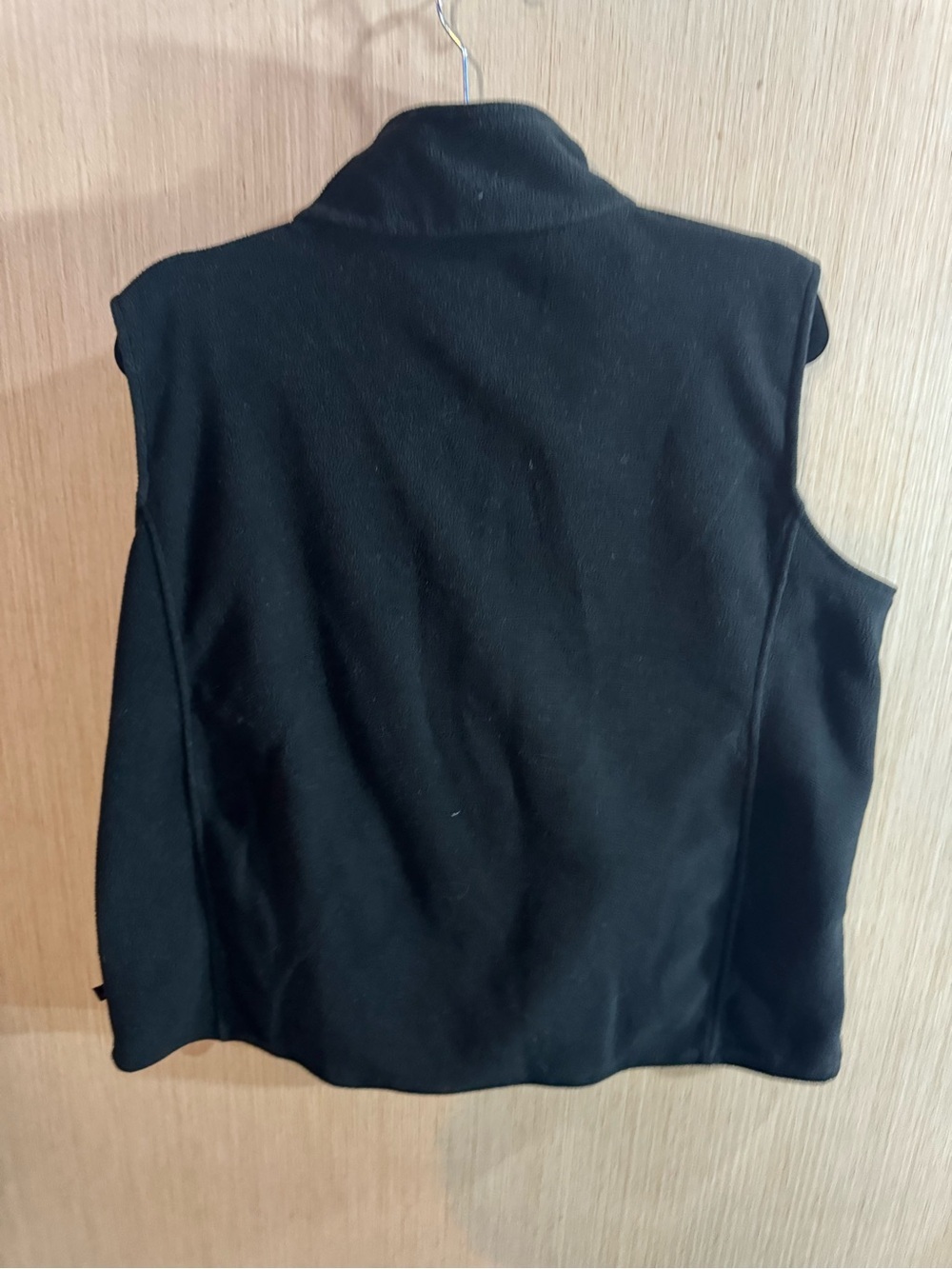 Women’s Woolrich Cotton Black Full-Zip Fleece Vest Size XL - Picture 3 of 3